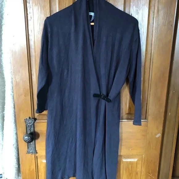 Wrap Front Long Cardigan - Picture 2 of 16